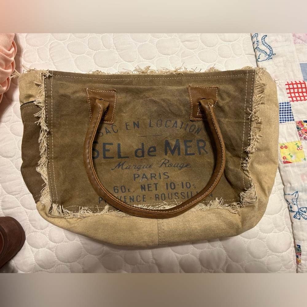 Myra Bag, super cute French details on front